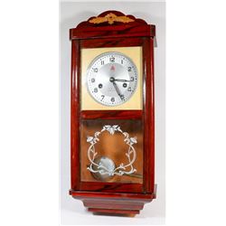 VINTAGE MECHANICAL PENDULUM WALL CLOCK