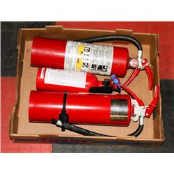 LOT OF CHARGED FIRE EXTINGUISHERS
