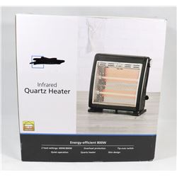 INFRARED QUARTZ HEATER 800 WATTS - UNUSED