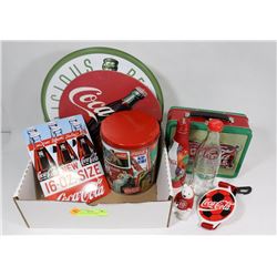 LOT OF COCA-COLA ITEMS