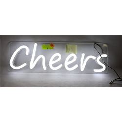 L.E.D. LITE-UP CHEERS SIGN.