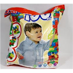 TODDLER MEGA BLOKS SET - 100 PIECES