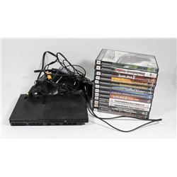 PS2 SYSTEM WITH GAMES