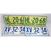 Image 1 : VINTAGE ALBERTA LICENSE PLATE SETS.