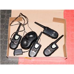 WALKIE TALKIES WITH CHARGER.