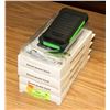 Image 1 : LOT OF 4 NEW SOLAR CHARGER BANKS - WATER RESISTANT