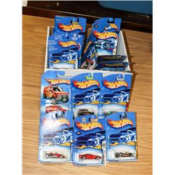 BOX OF 20 NEW HOTWHEELS.