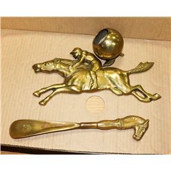 FLAT OF MANCAVE BRASS COLLECTIBLES