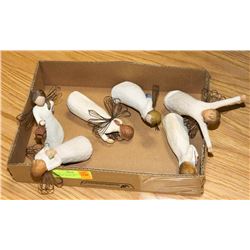 LOT OF 6 WILLOWTREE FIGURES:  ANGEL OF