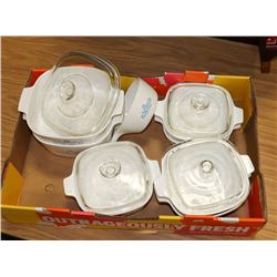 LOT OF CORNING WARE.  "BLUE CORNFLOWER