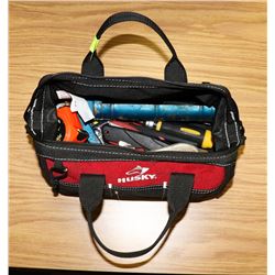 HUSKY TOOL BAG WITH TOOLS