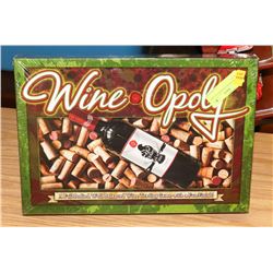 NEW WINE-OPOLY BOARD GAME FACTORY SEALED