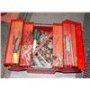 Image 1 : RED TOOL BOX WITH CONTENTS