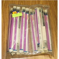 BAG OF SYLVANIA 8W 12" T5 BULBS