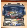 Image 1 : BLUE MASTERCRAFT TOOL BOX WITH ASSORTED TOOLS.