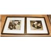 Image 1 : 2 FRAMED PICTURES OF CHILDREN'S FEET.
