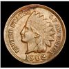 Image 2 : 1902 Indian Cent 1c Grades Choice AU/BU Slider
