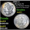 Image 1 : 1881-o Morgan Dollar $1 Grades Select+ Unc