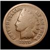 Image 2 : 1870 Indian Cent 1c Grades vg+
