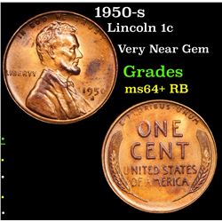1950-s Lincoln Cent 1c Grades Choice+ Unc RB