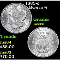 1885-o Morgan Dollar $1 Grades Select+ Unc