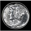 Image 2 : 1943-d Mercury Dime 10c Grades GEM FSB