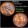 Image 1 : 1942-p Lincoln Cent 1c Grades Choice+ Unc RB