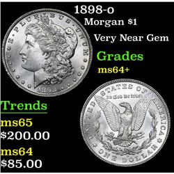 1898-o Morgan Dollar $1 Grades Choice+ Unc