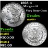 Image 1 : 1898-o Morgan Dollar $1 Grades Choice+ Unc