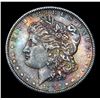 Image 2 : 1880-s Rainbow Toned Morgan Dollar $1 Grades Select+ Unc