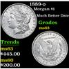 Image 1 : 1889-o Morgan Dollar $1 Grades Select Unc