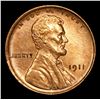 Image 2 : 1911-p Lincoln Cent 1c Grades Select Unc RD