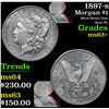 Image 1 : 1897-s Morgan Dollar $1 Grades Select+ Unc