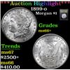 Image 1 : ***Auction Highlight*** 1899-o Morgan Dollar $1 Graded GEM++ Unc By USCG (fc)