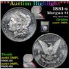 Image 1 : ***Auction Highlight*** 1881-s Morgan Dollar $1 Graded Choice Unc+ DMPL By USCG (fc)
