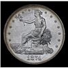 Image 2 : ***Auction Highlight*** 1874-p Trade Dollar $1 Graded Unc Details By USCG (fc)