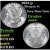 Image 1 : 1881-p Morgan Dollar $1 Grades Choice+ Unc