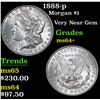 Image 1 : 1888-p Morgan Dollar $1 Grades Choice+ Unc