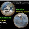 Image 1 : America In Space First Photo Mapping Of The Moon .925 Sterling Silver Round Grades