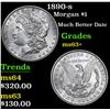 Image 1 : 1890-s Morgan Dollar $1 Grades Select+ Unc