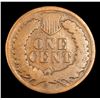 Image 3 : 1876 Indian Cent 1c Grades f+
