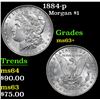 Image 1 : 1884-p Morgan Dollar $1 Grades Select+ Unc
