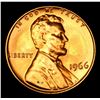 Image 2 : 1966 Special Mint Set Lincoln Cent 1c Grades Choice+ Unc RD