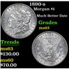 Image 1 : 1890-s Morgan Dollar $1 Grades Select Unc
