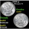 Image 1 : 1898-p Morgan Dollar $1 Grades Select+ Unc