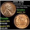 Image 1 : 1909 VDB Lincoln Cent 1c Grades Choice+ Unc BN