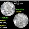 Image 1 : 1879-s Morgan Dollar $1 Grades Select+ Unc