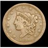 Image 2 : 1839 head of '38 Coronet Head Large Cent 1c Grades vf++