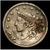 Image 2 : 1838 Coronet Head Large Cent 1c Grades vf details