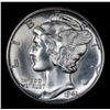 Image 2 : 1941-d Mercury Dime 10c Grades GEM++ FSB